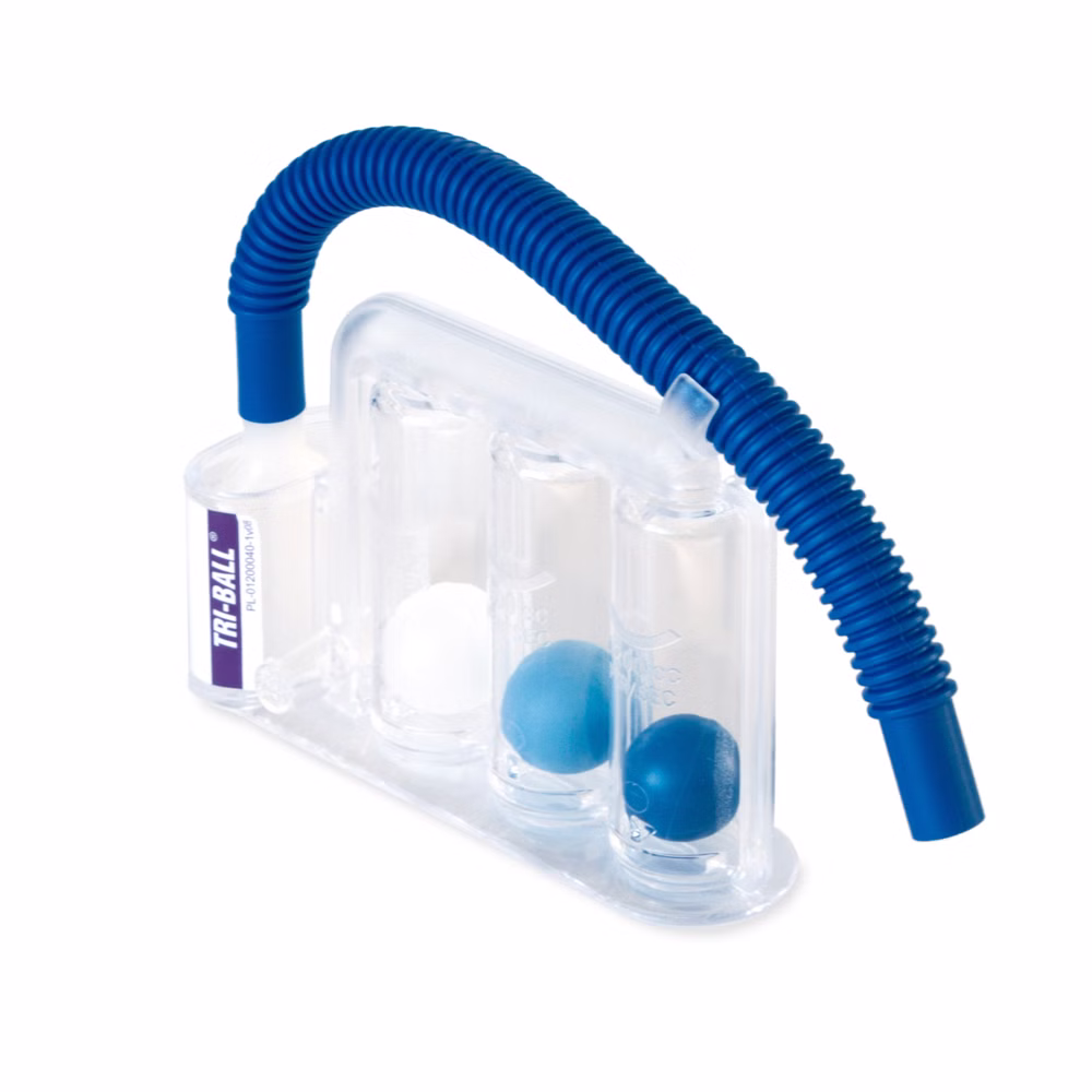 Tri-Ball flow-orientierter Atemtrainer 