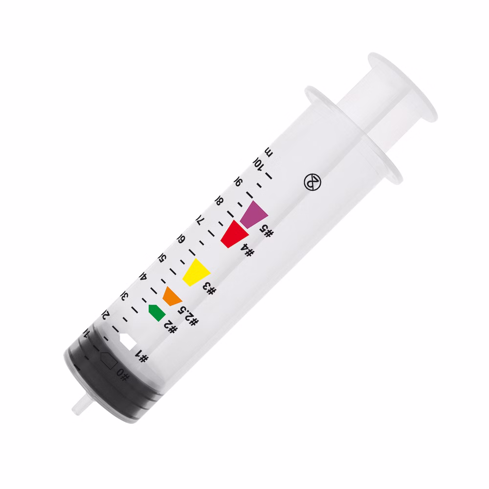 Farbcodierte Blocker-Spritze für Larynxtuben