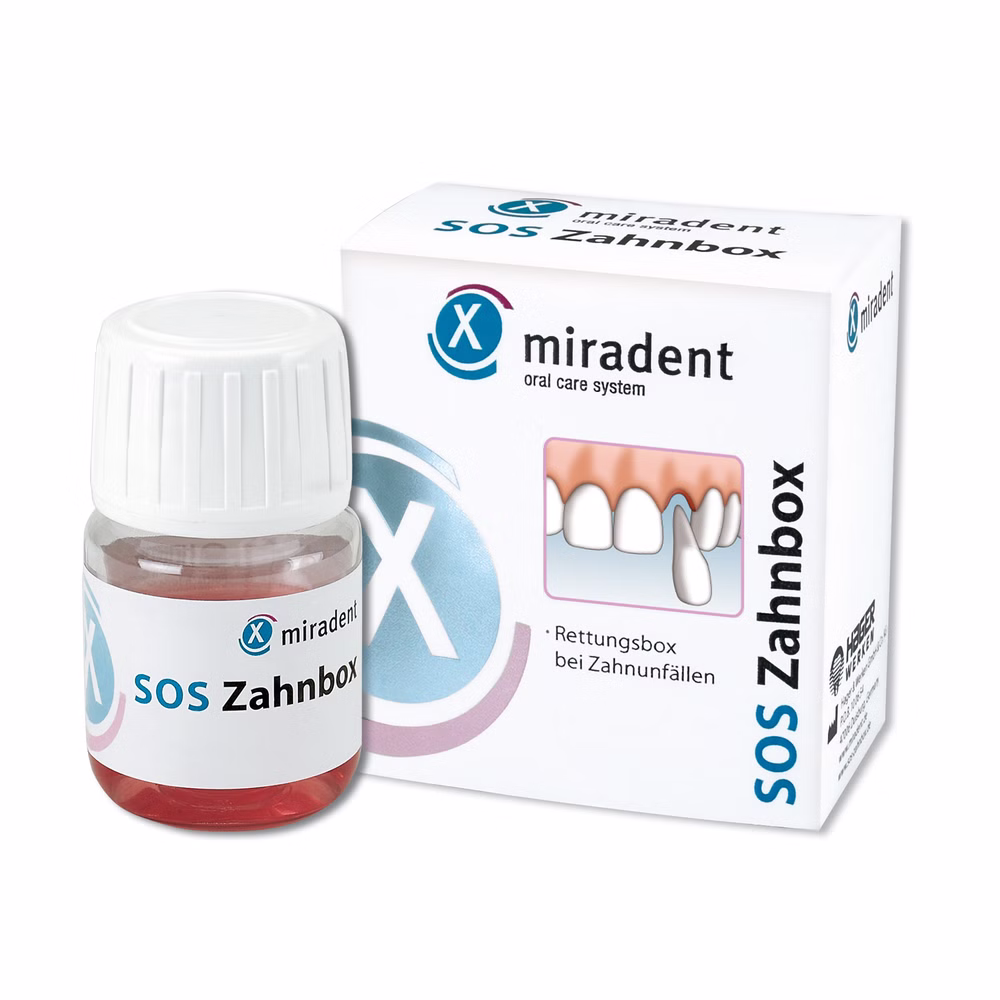 Zahnrettungsbox Miradent für Zahnunfälle