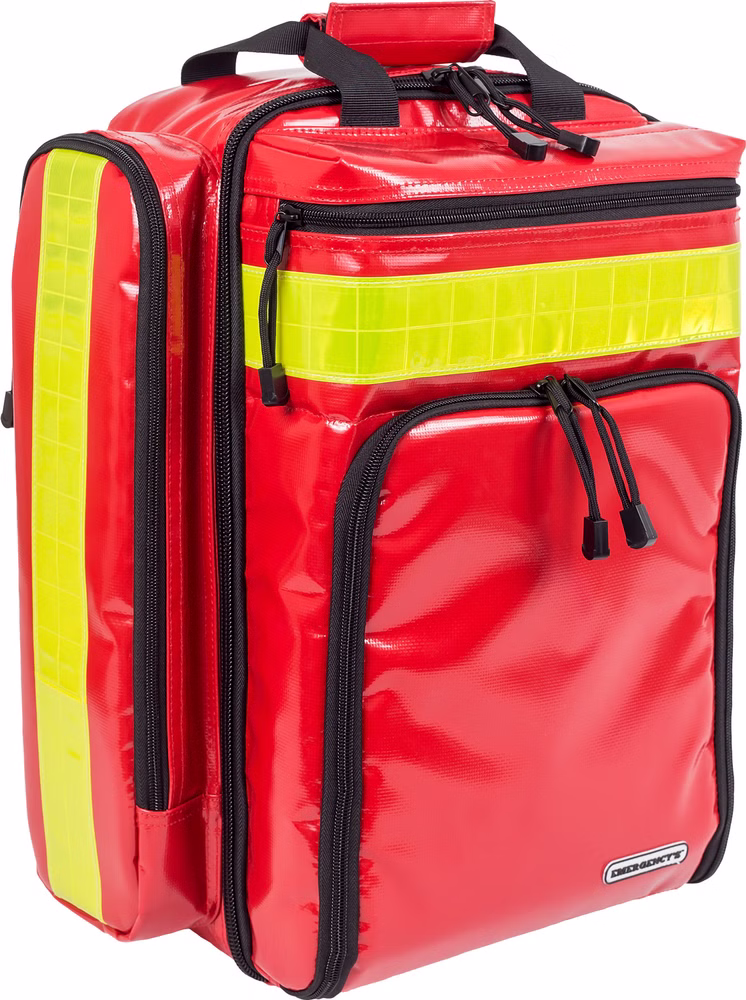 EliteBags SUPPORTER Plane Notfallrucksack Rot
