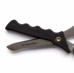 Rettungsschere Spencer Match 3 schwarz Mit Gravur