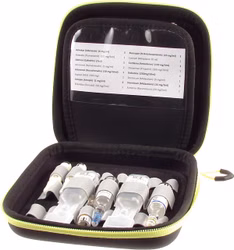 Tee-uu Ampusafe XL Ampullarium für bis zu 42 Ampullen Schwarz