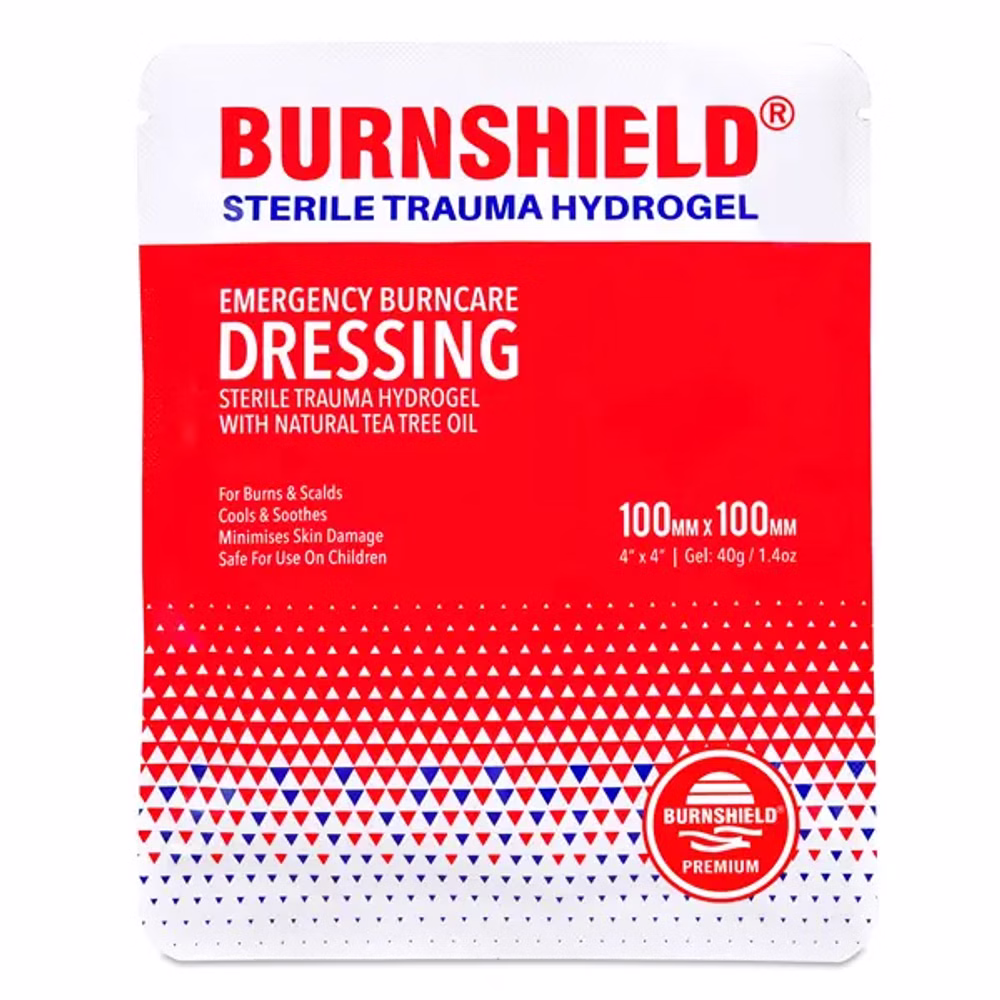 Burnshield Gelkompresse 10x10cm Verbrennungskompresse mit Hydrogel