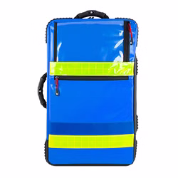 HERZmed PREMIUM Notfallrucksack X1 mit Sauerstoffflaschenhalterung Blau