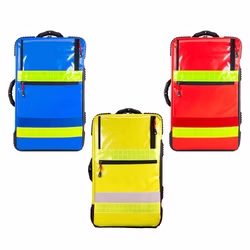 HERZmed PREMIUM Notfallrucksack X1 mit Sauerstoffflaschenhalterung Rot
