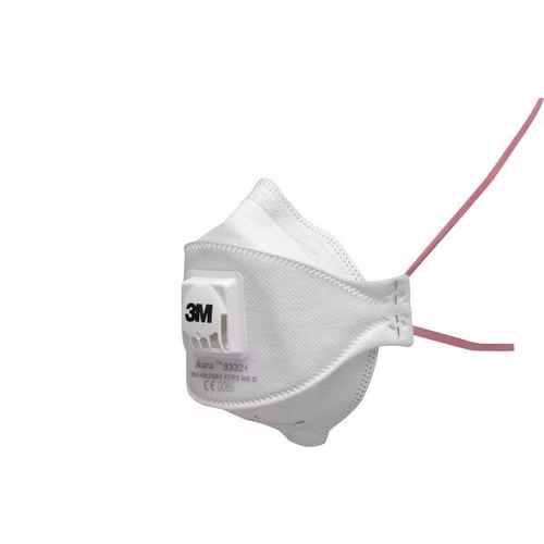 3M FFP3 Filtermaske Aura 9332+ Atemschutzmaske mit Ausatemventil