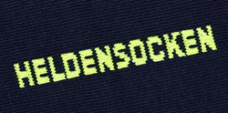 Heldensocken Blau