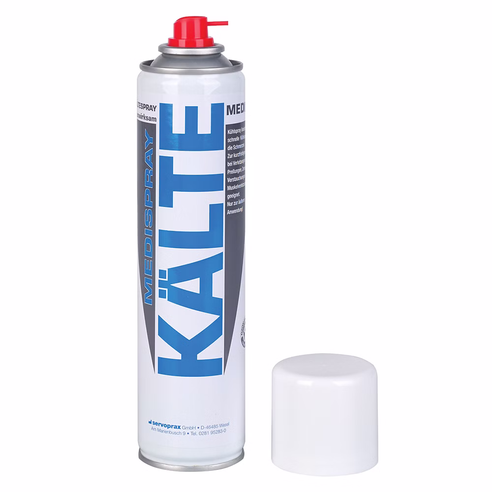 Kühlspray 300ml Kältespray mit hohem Menthol- und Pfefferminzanteil