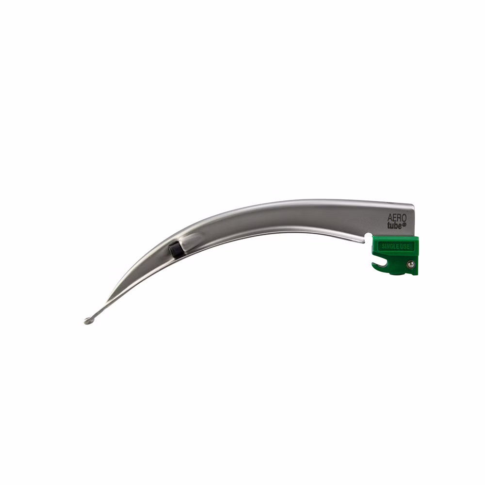 AEROtube Metall Laryngoskopspatel Kaltlicht zum Einmalgebrauch Typ Macintosh Macintosh 5