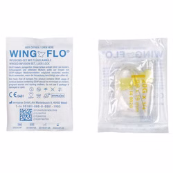Wing-Flo Flügelkanülen Venenpunktionskanüle (50 Stück) 18G rosa