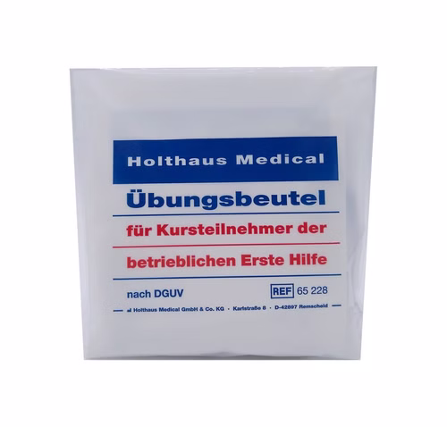 Übungsset für die Erste-Hilfe Ausbildung mit Handschuhen und Dreiecktuch