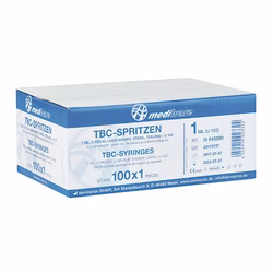 Mediware Tuberkulinspritzen 1ml ohne Totraum