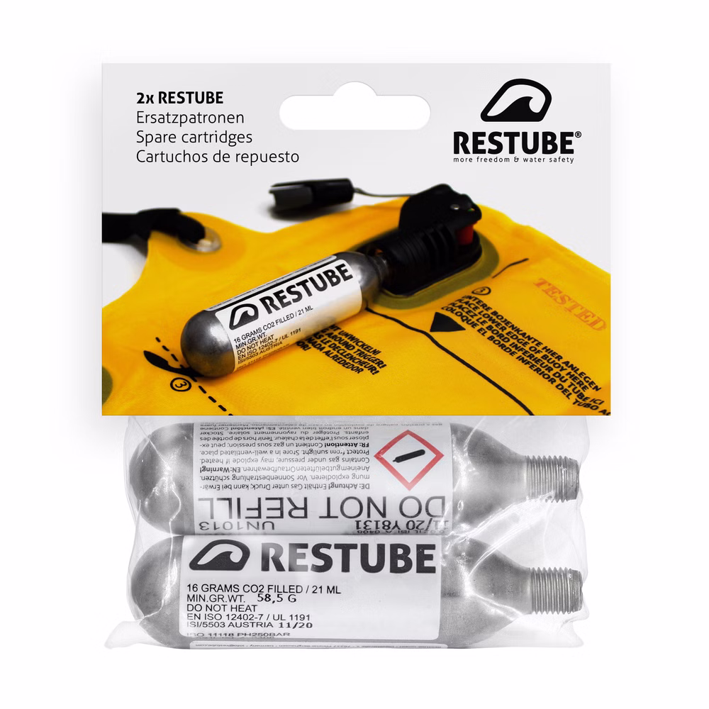 Restube CO2 Ersatzpatronen (16g) 2 Stück