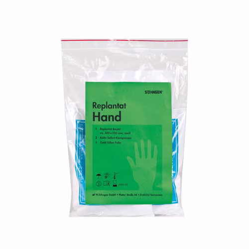 Replantat Notfallset für Amputate von Hand, Arm und Bein Amputationsset