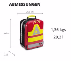 PAX SEG Notfallrucksack klein Blau