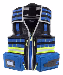 E-VEST Einsatzweste mit MOLLE-System Blau