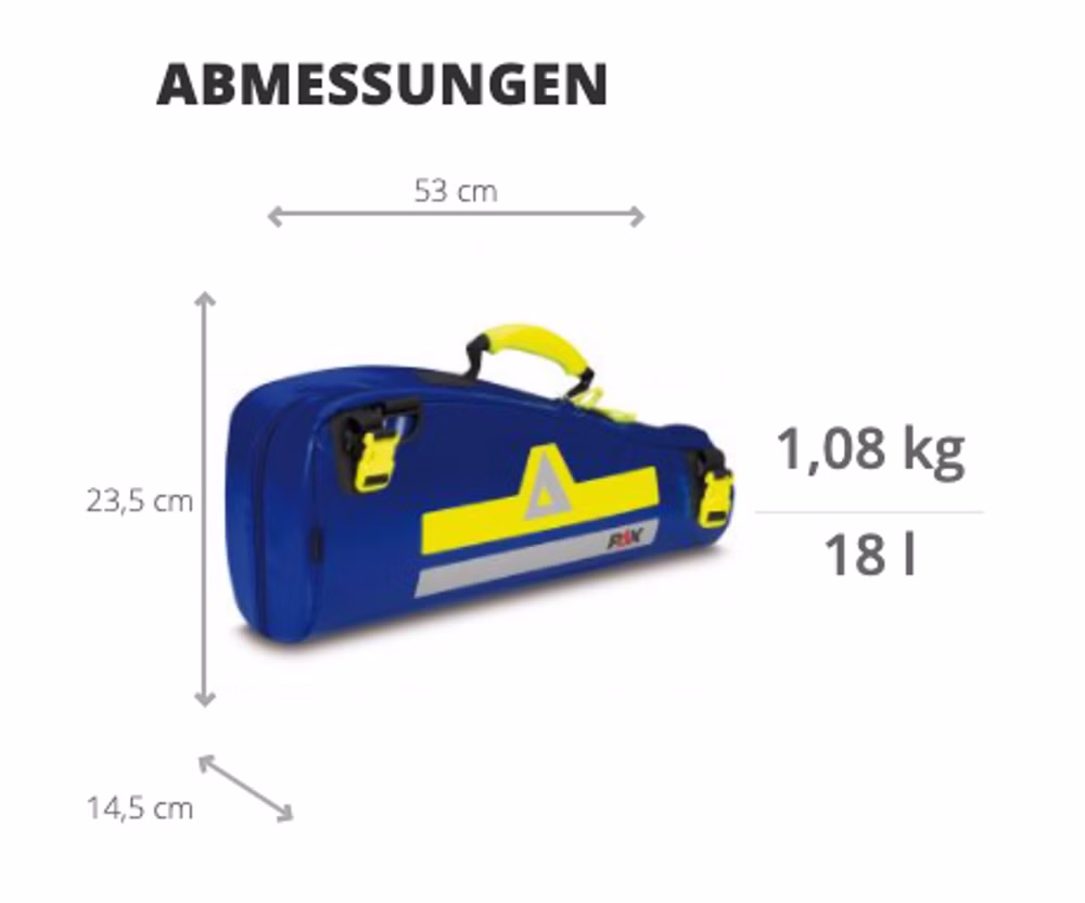 PAX Mini-Oxy Compact M Sauerstofftasche Blau
