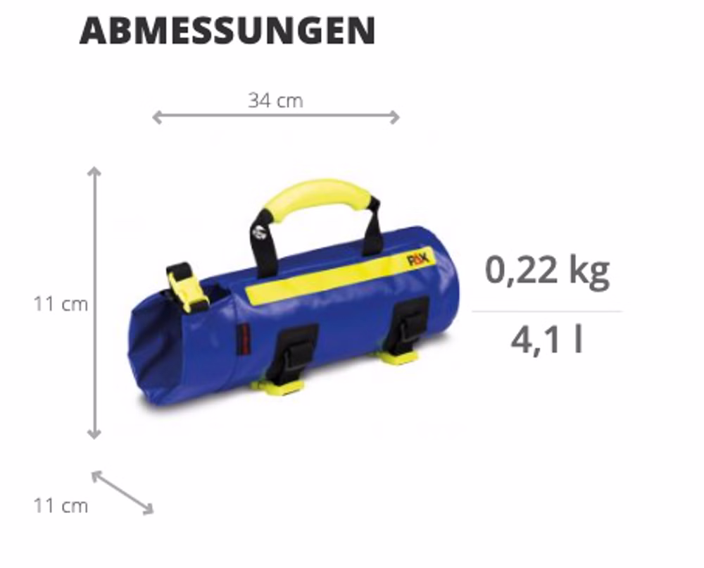 PAX Sauerstoffflaschenhülle für Sauerstoffflaschen bis 2 Liter