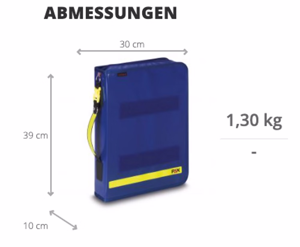 PAX Fahrtenbuch Multiorganizer KF mit Klemmbrett DIN A4 Blau