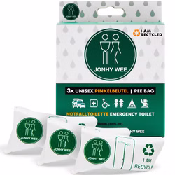 Johny Wee portable Toilette Pinkelbeutel (3 Stück)