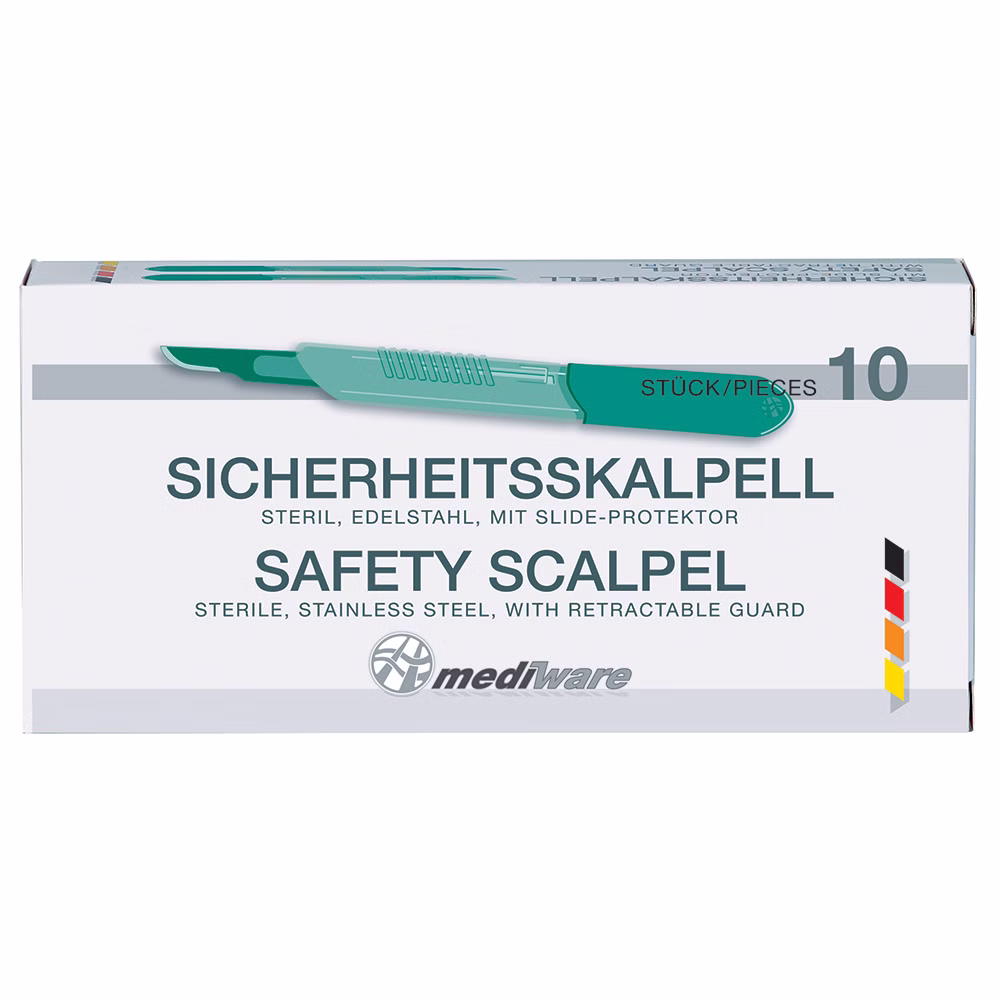 Mediware Sicherheitsskalpelle verschiedene Figuren (10 Stück) Figur 10