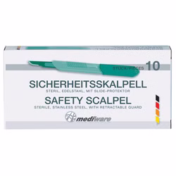 Mediware Sicherheitsskalpelle verschiedene Figuren (10 Stück) Figur 10