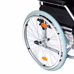 Rollstuhl aus Stahl 43-45cm Sitzbreite
