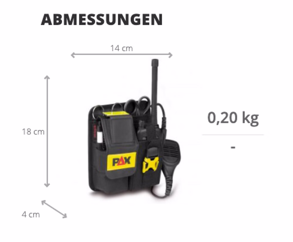 PAX Pro Funkgeräteholster L