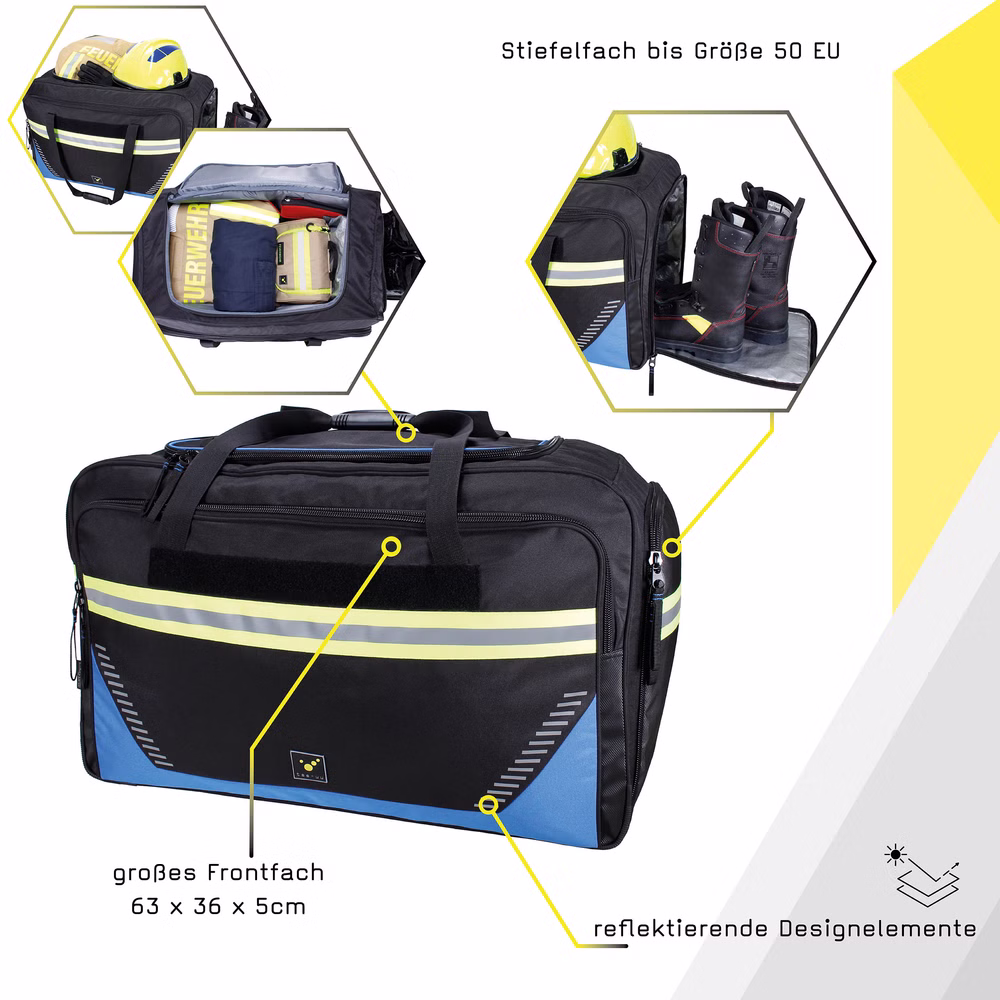 Tee-uu RAGBAG EVO Bekleidungstasche schwarz/blau
