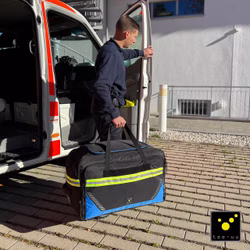 Tee-uu RAGBAG EVO Bekleidungstasche schwarz/blau