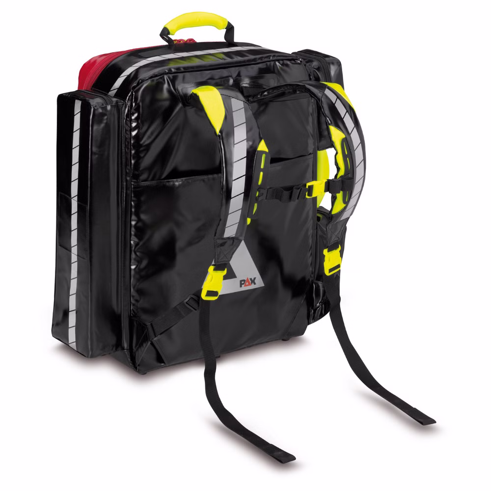 PAX Notfallrucksack Wasserkuppe L-ST mit Seitentaschen Rot