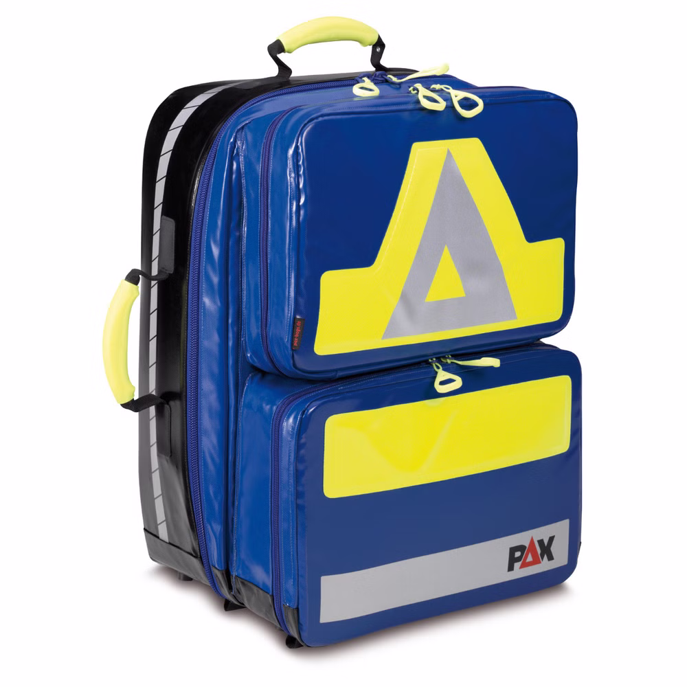 PAX Notfallrucksack Wasserkuppe L-FT2 mit 2 Fronttaschen Blau