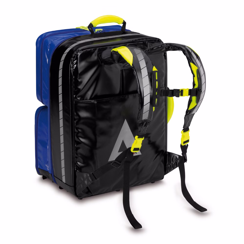 PAX Notfallrucksack Wasserkuppe L-FT2 mit 2 Fronttaschen Blau