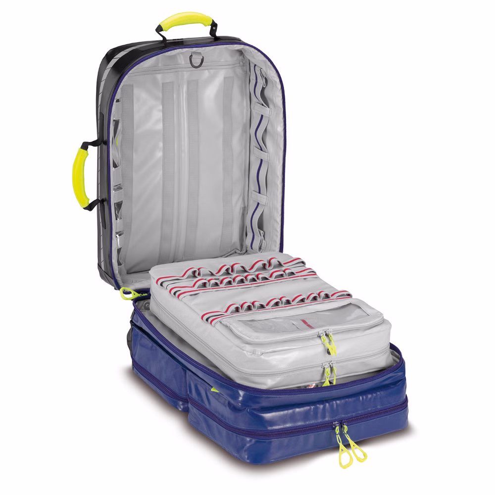 PAX Notfallrucksack Wasserkuppe L-FT2 mit 2 Fronttaschen Blau