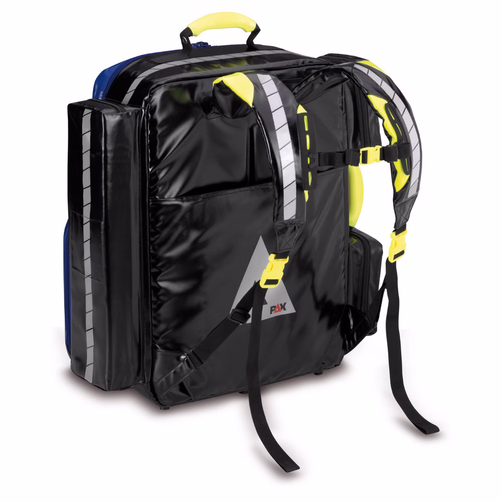 PAX Notfallrucksack Wasserkuppe L-ST-FT mit Seitentaschen und Fronttasche Blau