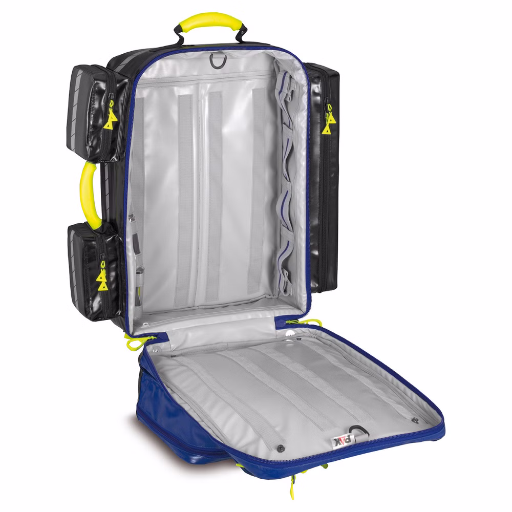 PAX Notfallrucksack Wasserkuppe L-ST-FT mit Seitentaschen und Fronttasche Blau
