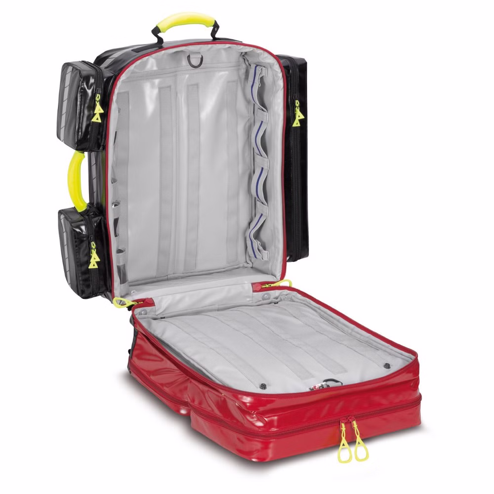 PAX Notfallrucksack Wasserkuppe L-ST-FT2 mit Seitentaschen und 2 Fronttaschen Blau