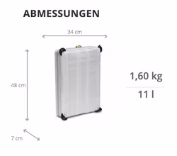 PAX Mittelwand Ampullarium für Wasserkuppe Notfallrucksäcke