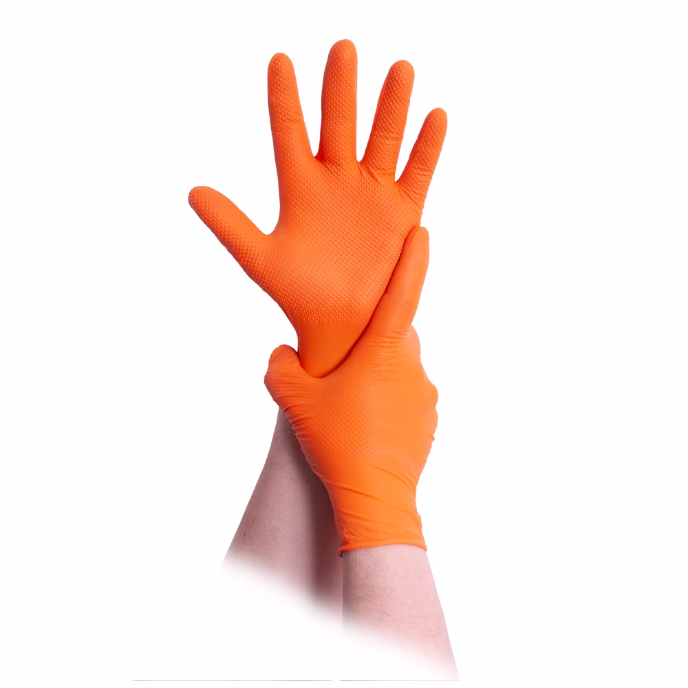 MaiMed Diamond Grip+ Nitrilhandschuh mit Texturierung (50 Stück) S