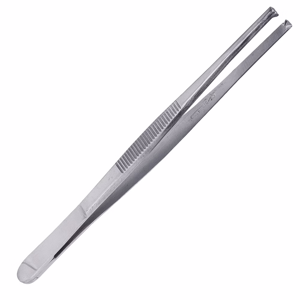 Chirurgische Pinzette 14cm 2 Zähne