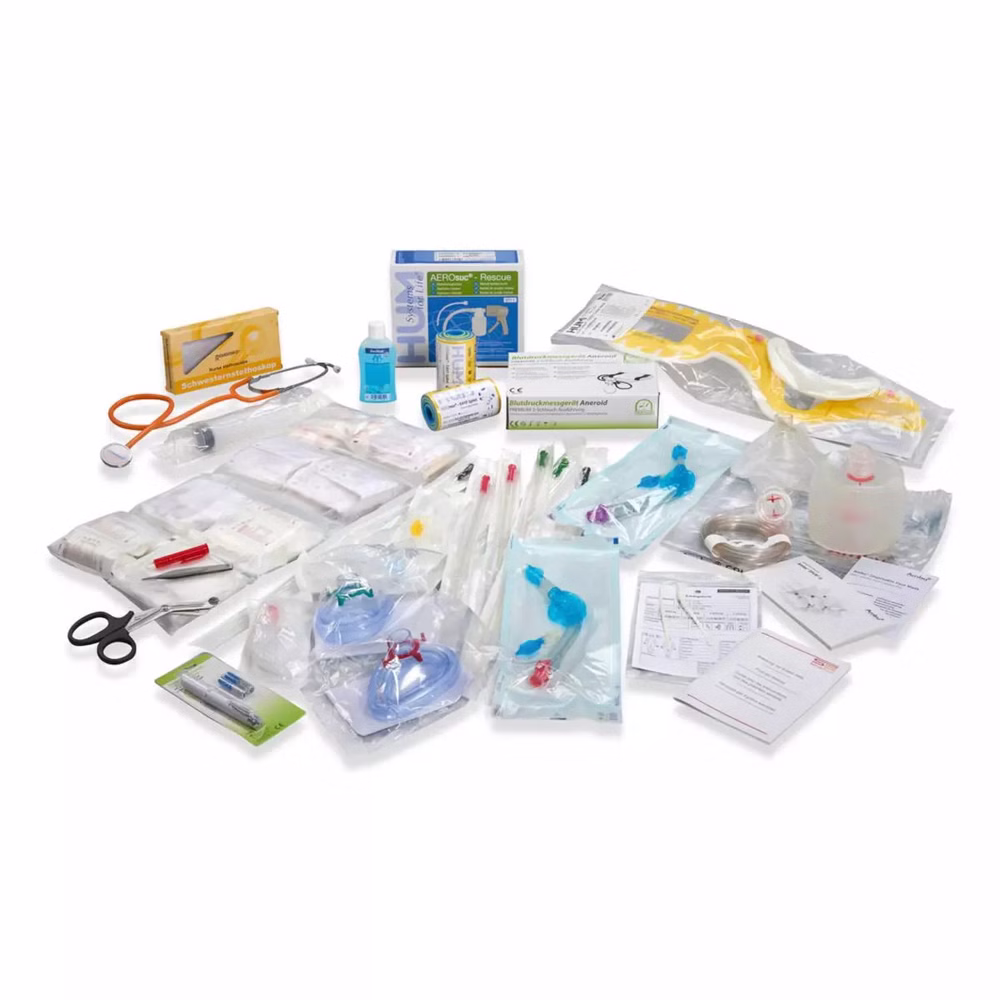 Füllung nach DIN 13155 Sanitätskoffer