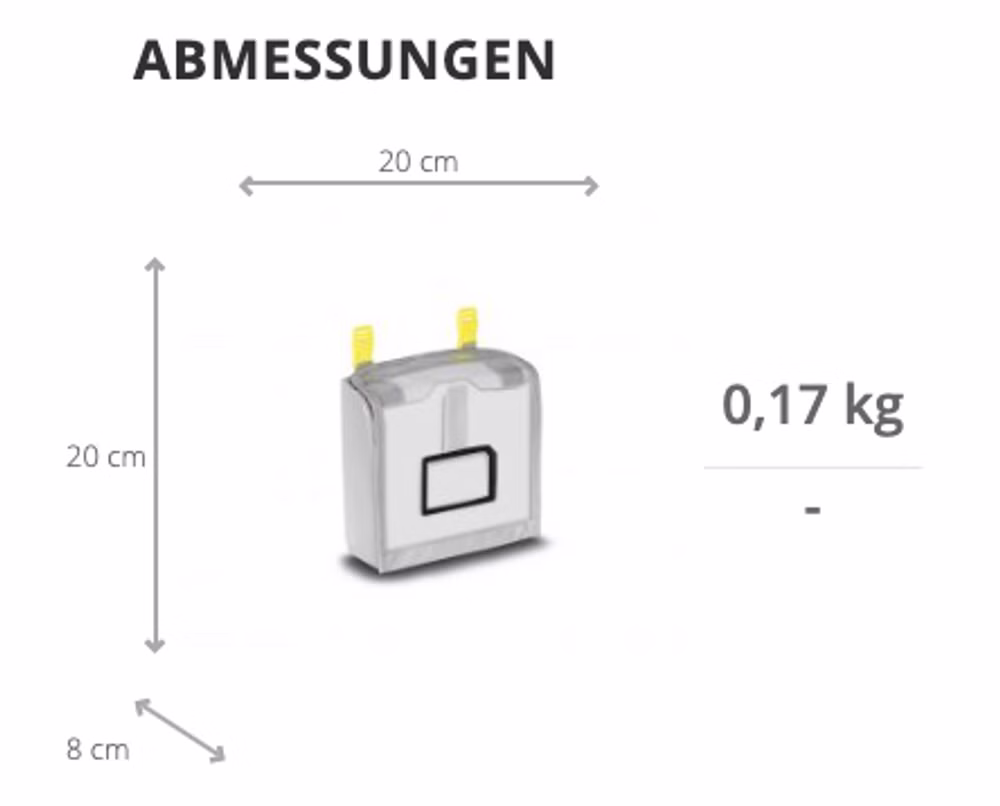 PAX POM-Tasche klein für Erstversorungspaneel