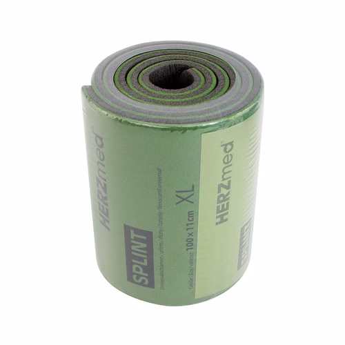 HERZmed Splint Universalschiene XL olivgrün (gerollt)