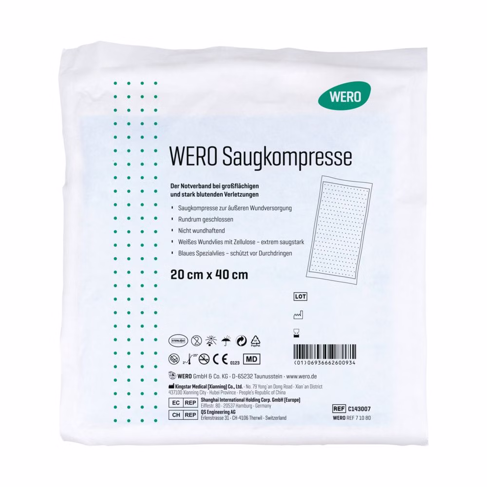 Saugkompresse 20x40cm steril
