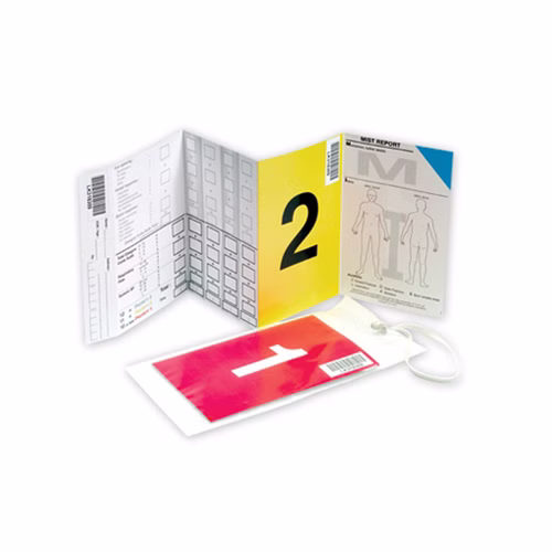 SMART MIST Tag Verletztenanhängekarte mit Triagekategorie