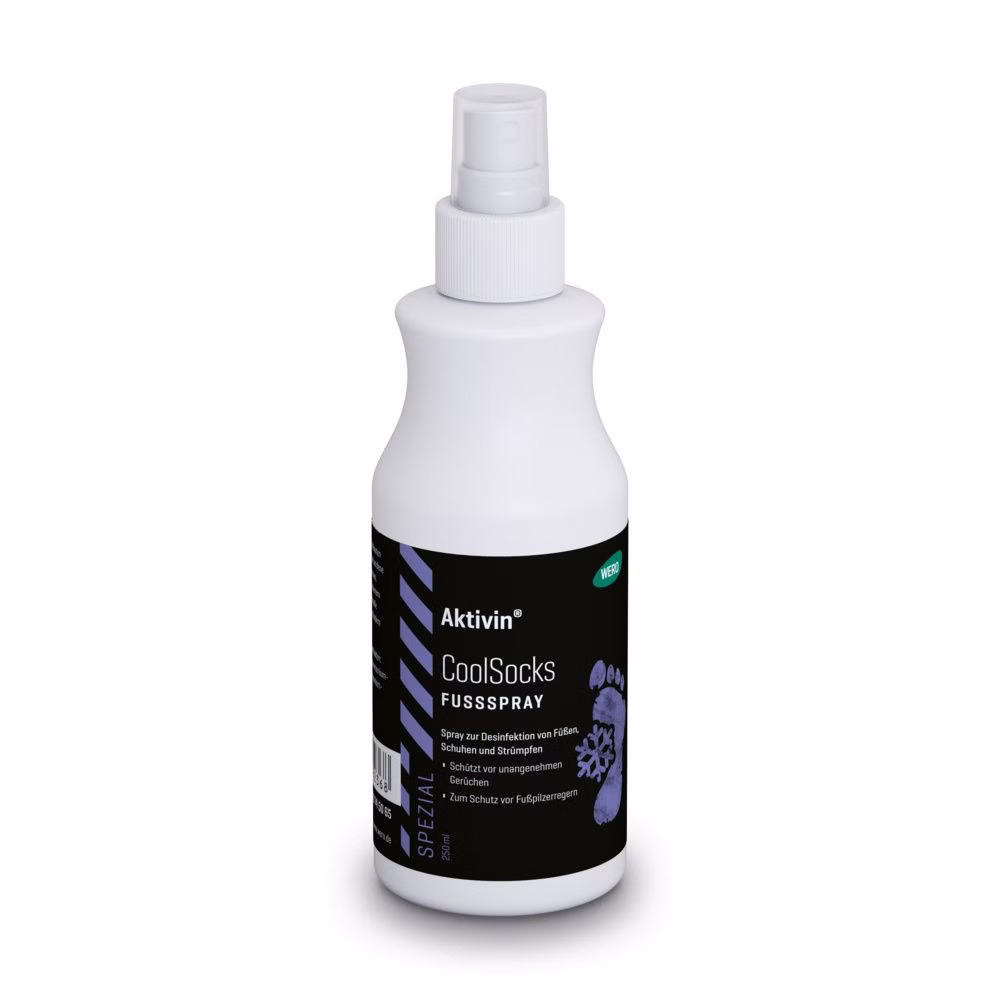 Fußspray Aktivin CoolSocks 250ml Pumpflasche biozid