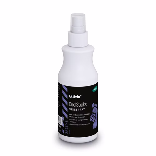 Fußspray Aktivin CoolSocks 250ml Pumpflasche biozid