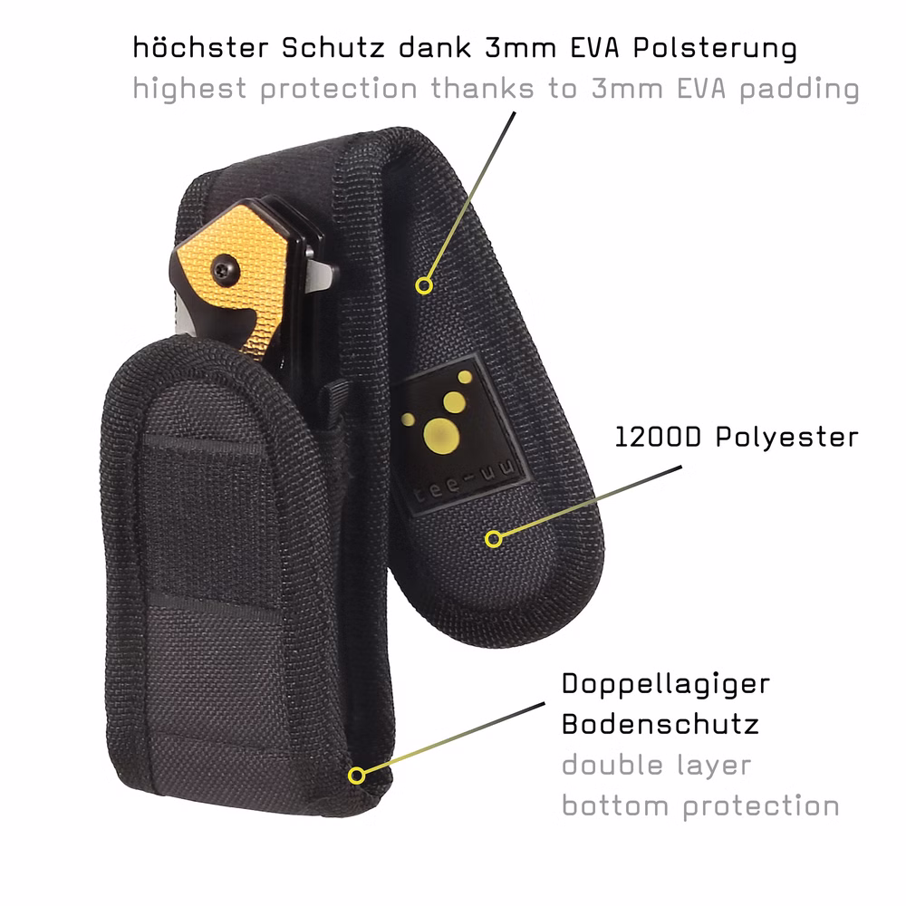 Tee-uu SINGLE TAC Molle-Holster für Lampe oder Messer