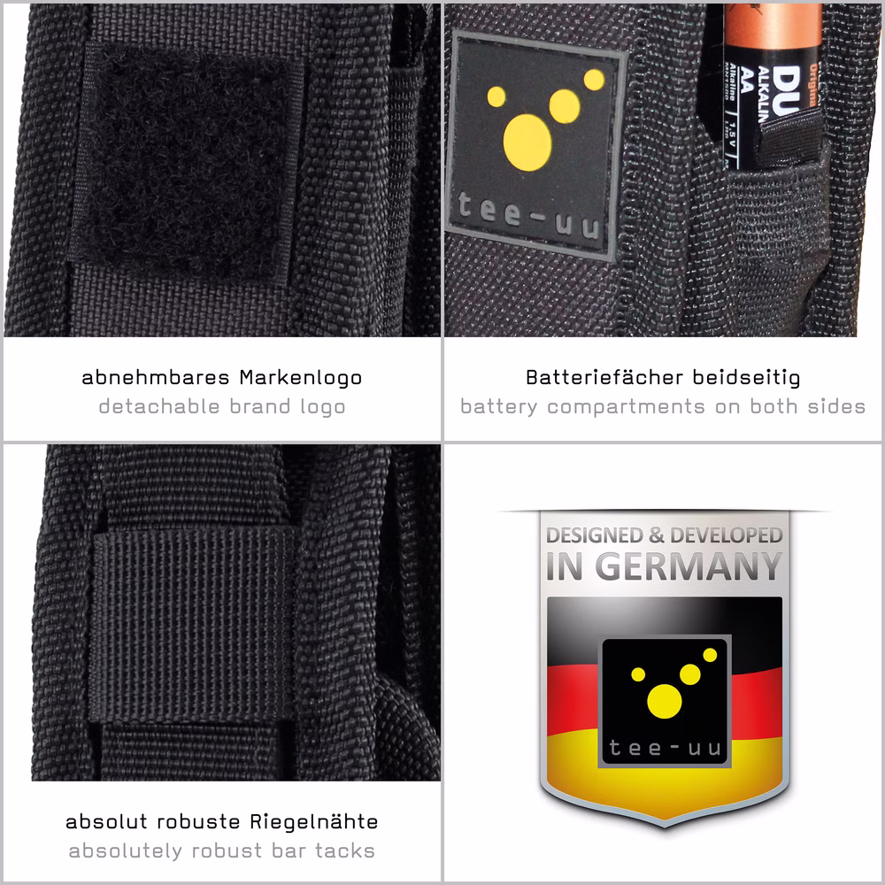 Tee-uu SINGLE TAC Molle-Holster für Lampe oder Messer