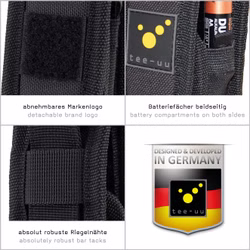 Tee-uu SINGLE TAC Molle-Holster für Lampe oder Messer